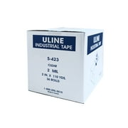 ULINE Packing Tape 2" x 110 Yds 2mm / S-423 / 1 Box (36 Rolls) / Clear