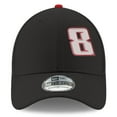 thumbnail image 2 of Men's New Era Black Kyle Busch 39THIRTY Panel Flex Hat, 2 of 4