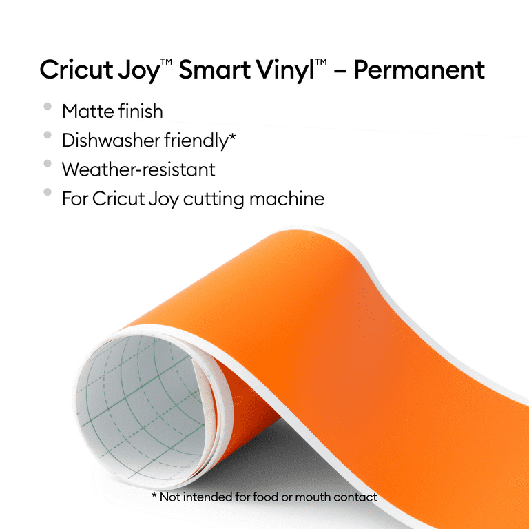 Cricut Joy Smart Vinyl Permanent mat Black