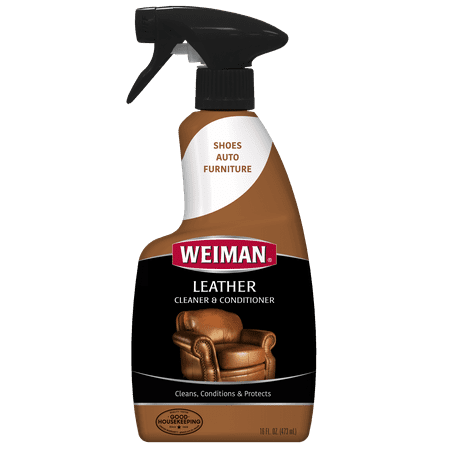 (2 Pack) Weiman Leather Cleaner & Conditioner, 16 fl (Best Upholstery Cleaner For Sofas)