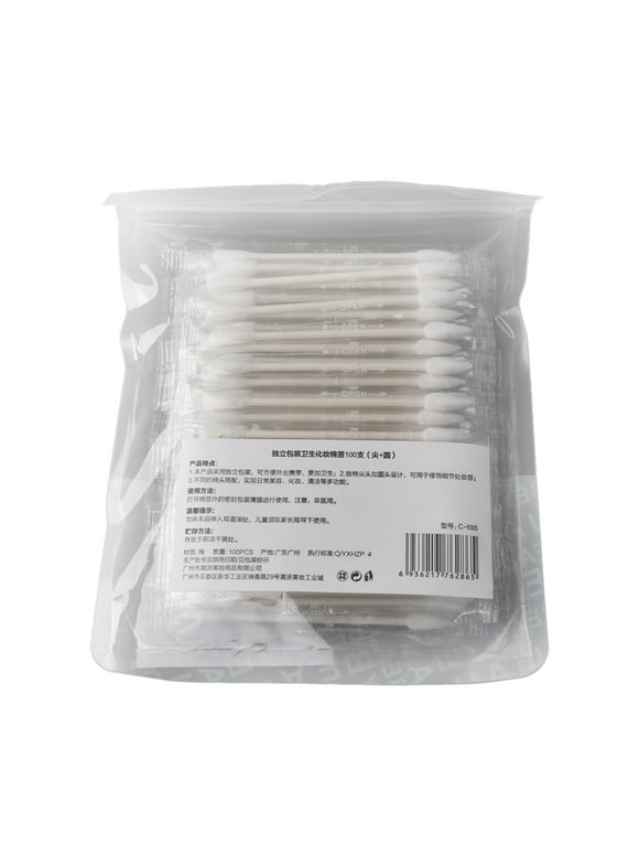 10Pcs Cotton Swabs,Double Tipped Precision Tips Cotton Buds Multipurpose Q Tips