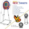 Electronic Target Set with Blaster, Digital Targets with Light Sound