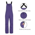thumbnail image 6 of qucoqpe Womens Insulated Ski Bib Overalls Waterproof Windproof Ski Jumpsuit Winter Thermal Snow Snowboarding Pants Romper Snowpants for Women, 6 of 10
