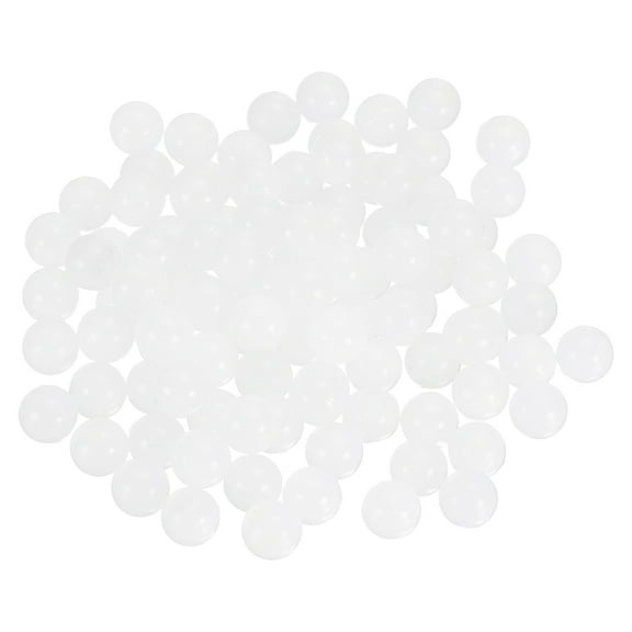 100Pcs Raised Panel Cabinet Door Spacers, 3/8"(10mm) Ball Stabilizers, White