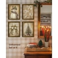 thumbnail image 2 of Hieng Vintage Christmas Wall Art Decor, Merry Christmas Santa Claus Wall Posters Prints Set of 4, Christmas Wall Decor Gifts for Winter Holiday Living Room Bedroom Kitchen (Unframed), 2 of 6