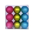 thumbnail image 3 of Vickerman 4" Fuchsia, Lime, and Turquoise Ornament Assortment, 18 per box., 3 of 3