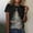 14-Multicolor, variant on Christmas T Shirt for Women Xmas Tree Graphic Short Sleeve Casual Holiday Tops Summer Crewneck Blouse