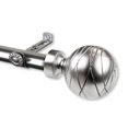 thumbnail image 3 of Rod Desyne Arman 3/4 Pouces Dia. 28-48 Pouces - Ensemble de Tringle à Rideau Simple en Nickel Satiné, 3 of 4