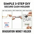 thumbnail image 3 of Koyal Wholesale 4-Pack Graduation Money Cards, On To The Next Chapter, 5x7 Inch, 3 of 3