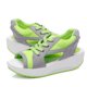 thumbnail image 5 of Sandalias con cordones para mujer, zapatos para caminar transpirables con tacón inclinado de fondo grueso, zapatos informales deportivos cómodos de malla para mujer Wmkox8yii  sa3134, 5 of 5
