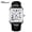 Silver Case White Surface Black Belt, variant on Men's watch with independent seconds hand, square calendar, leather strap, quartz watch, men's wristwatch, fashionable and trendy personalized watch