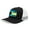 Black White, variant on Bahamas Flag Hat for Men and Women – Adjustable Bahamian Snapback Baseball Cap by International Tie (Black White)