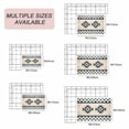 thumbnail image 6 of Blue Beige Black Outdoor Rug 4x6 Ft, Non Slip Washable Area Rug, Boho Southwestern Geometric Vintage Patio Rugs Carpet Runner, Large Floor Mat for Indoor/Outdoor Deck Porch Camping, 6 of 8