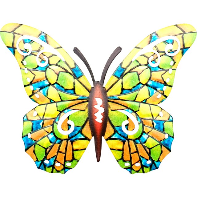 Escultura Pared Arte La Metal Mariposa Lindo Delicado
