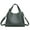 Green, variant on Women's Solid Color Bucket Bag, Soft PU Leather Shoulder Bag Crossbody Handbag with Adjustable Strap,bronze