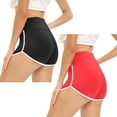 thumbnail image 1 of Xmarks Women's Yoga Sports Shorts High Waisted Workout Booty Shorts Plus Size Workout Gym Athletic Shorts Stretch Cheerleader Running Dance Volleyball Shorts Summer Sleeping Shorts, S-4XL, 1 of 7
