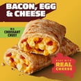 thumbnail image 3 of Hot Pockets Frozen Breakfast Sandwich, Bacon Egg and Cheese, Croissant Crust, 9g of Protein per Sandwich, 17 oz, 4 Pack (Frozen), 3 of 14