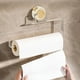 thumbnail image 5 of Portarrollos de papel higiénico de pared de acero inoxidable | Cremallera giratoria de 180° | Fácil instalación | Multicolor | Baño Cocina Baño Dispensador de pañuelos | 1 Pieza | 30,4x16,8x4,5cm, 5 of 6