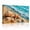 D, variant on XaaKee Beach Motif 0057 Coastal Landscape Painting Vertical Canvas Prints Wall Art Inner Framed 18*12Inch