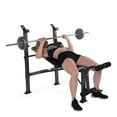 thumbnail image 5 of CAP Strength Standard Weight Bench with Leg Developer, 150lb upright weight capacity, 5 of 6