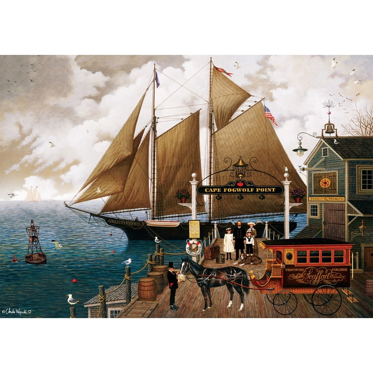 Buffalo Games 300-Piece Charles Wysocki Captain Kirby Beemish