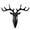 black, variant on Antler Shaped Self-Adhesive Hook Rack, Creative Wall Mount Storage Organizer, No Drill Decorative Hanger for Kitchen Bathroom Home Sundry Storage