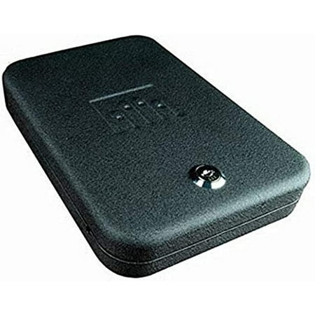 GunVault NanoVault Travel Handgun Safe for Pistols with Key Lock - TSA-Approved