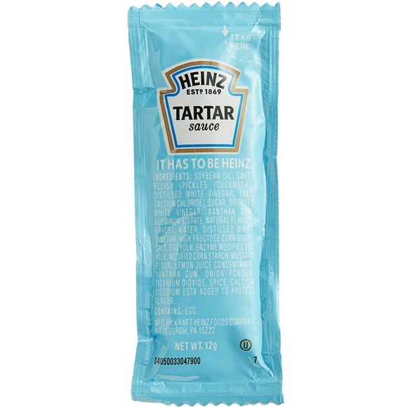 Heinz Sachets Portion de Sauce Tartare de 12 Grammes - 200/caisse
