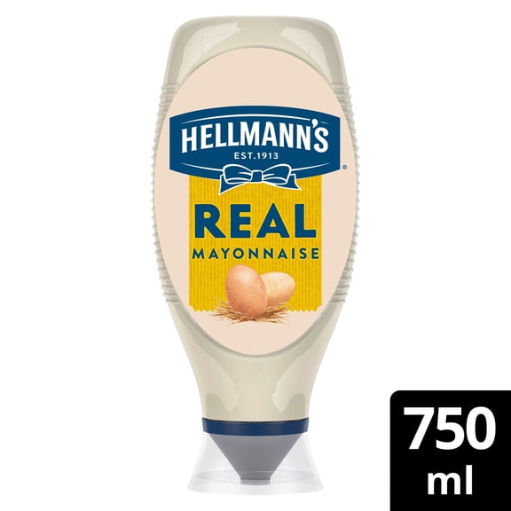 Hellmann's Real Mayonnaise Squeezy 750ml, Imported from Britain