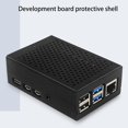 thumbnail image 5 of Carcasa protectora de aluminio para Raspberry Pi 4 Modelo B, color negro, 5 of 5