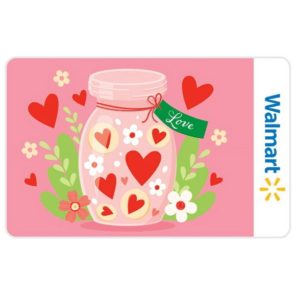Valentine's Lovely Jar Walmart Gift Card