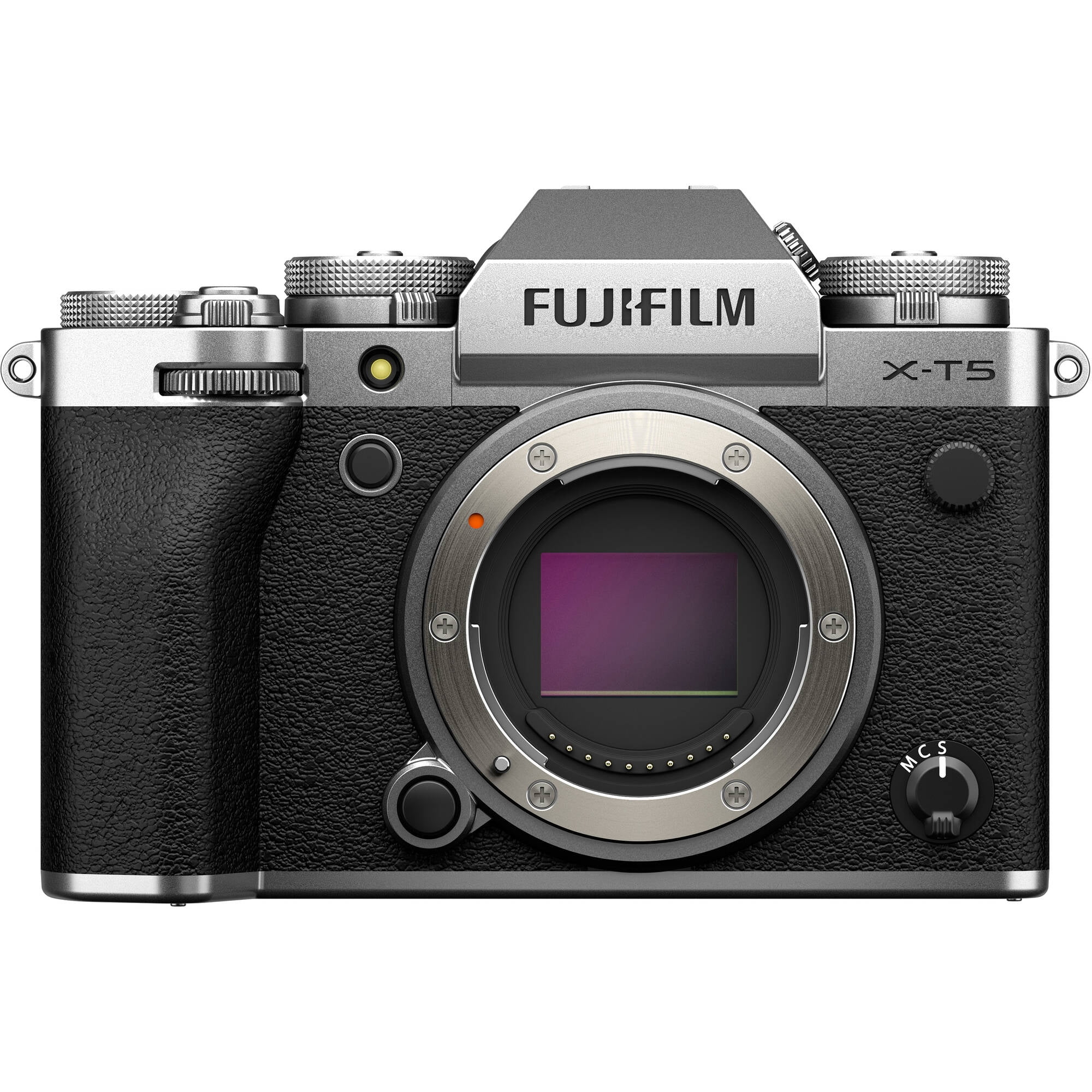 FUJIFILM X-T5 Mirrorless Camera (Silver) Bundle with XF 70-300mm f/4-5.6 R LM OIS WR Lens + 64GB SF-M Tough Series UHS-II SDXC Memory Card + Camara Bag + Vlogging Tripod + More