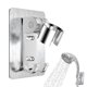 thumbnail image 1 of Shower Holder, Adjustable Shower Holder, Hand Shower Holder, No Need Replacement For No Drilling Hand Shower Holder, Wide Angle Adjustable Hand Shower, 1 of 2