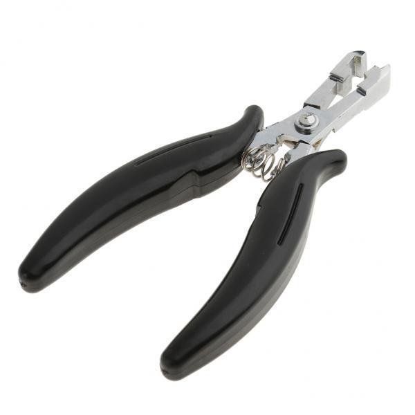 Paquete de 2 o 3 alicates para extensiones de cabello para microanillos y herramienta para quitar pegamento. 2 piezas Yuyangstore Alicates para extensiones de cabello