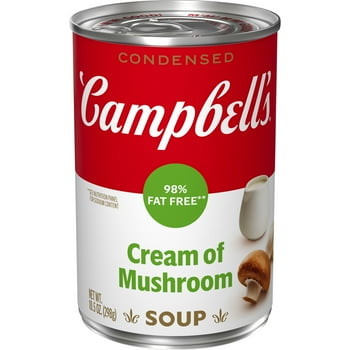 Campbells Condensed 98%  Free Cream of Mushroom Soup, 10.5 Ounce Can