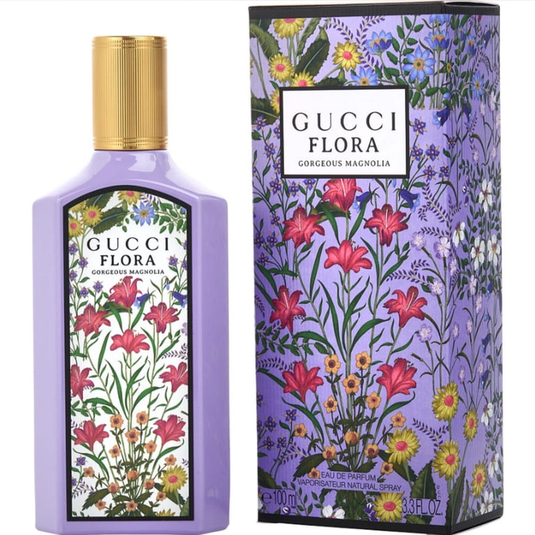 グッチ　香水　GUCCI FLORA GORGEOUS MAGNOLIA Gucci, Eau de Parfum, 3.3 oz, Floral Fragrance, Blooming Magnolia