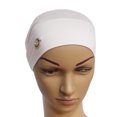 thumbnail image 4 of Gorro de Quimioterapia para Mujer, Musulmán, Elástico, Sombrero Hijab, Cubierta para Pérdida de Cabello, Bufanda - , tal se describe Blanco Yinane Hijab musulmán para mujer turbante, 4 of 4