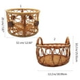 thumbnail image 3 of Baby Photography Props Handmade Vintage Rattan Basket Creates Warm and Comfortable Scenes for Memorable Photos, 3 of 9