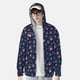 thumbnail image 2 of Balery Star Dog Paw Sudadera ligera de manga larga con capucha y protección solar UPF 50+ para hombre y mujer, ideal para pesca y running-Small, 2 of 7