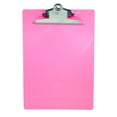 thumbnail image 1 of Portapapeles Saunders de plástico rosa con clip de perfil bajo, 1 of 2