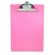 thumbnail image 1 of Portapapeles Saunders de plástico rosa con clip de perfil bajo, 1 of 2