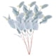 thumbnail image 3 of Ramo de 3 hojas artificiales de eucalipto, relleno de plástico para ramo falso, 3 of 5