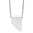 Rh-plated, variant on Fine Jewelry 925 Sterling Silver Rh-plated Nevada State Necklace for Women
