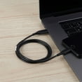 thumbnail image 2 of onn. Black Lightning to USB-C Charging Cable, 3 Feet, 2 of 5