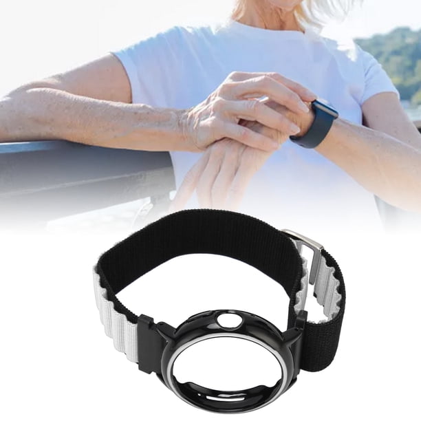 Correa de Reloj Tejida de Nailon Elástico con Funda Protectora de Plástico para Parachoques para Mujeres y Hombres Correa Elástica Deportiva Ajustable para ANGGREK Otros