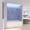 Silver, variant on Single Sliding Frameless Shower Door, 56-60" W x 74" H, with 5/16" Clear Tempered Glass, Chrome Finish, ACE DECOR