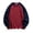 Red, variant on XRoczxe Men Raglan Color Block Long Sleeve T-Shirt, Casual Crew Neck Contrast Pullover Top, Loose Fit Basic Layer Shirt for Winter Daily Wear Black