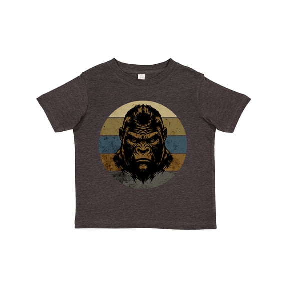 Inktastic Funny Gorilla Retro Sunset Boys Toddler T-Shirt