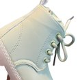 thumbnail image 4 of Kids Shoes British-style Solid Color Side Zipper Lace Up BOOTS, 4 of 10