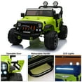 thumbnail image 4 of VOLTZ TOYS 2 Seater Ride On Car, 12V Electric Car for Kids, Electrical Jeep with 2 Seats, Full LED Lights, Parental Remote Control, MP3 Player (Green), 4 of 8